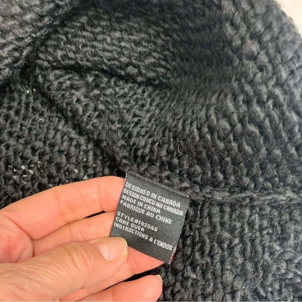 NWT Kersh Black V-Neck Chunky Knit Contemporary Cardigan Women’sSize US L - Picture 13 of 14